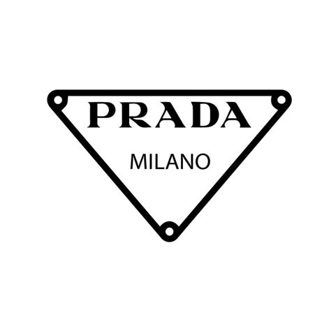 logo prada triangolo|prada symbole logo.